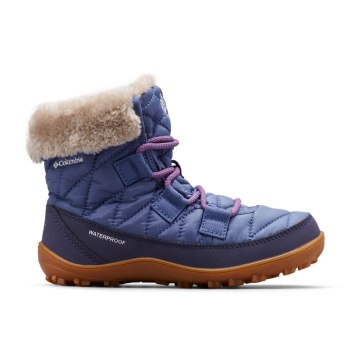 Columbia Minx Shorty Omni-Heat Waterproof, Botas Azules Rosas Para Niña | 694587-HZO